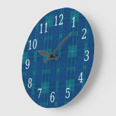 Blaue Karierte Uhr (Winkel)