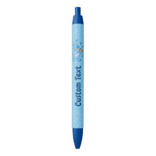 Blaue Katze mit Geigenroter Tinte Pen Kugelschreiber