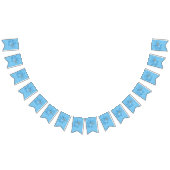 Blaue Katze mit Violin-Jagdfahnen Wimpelkette (Alle)