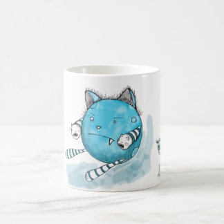 Blaue Katze - Monster-Tasse Kaffeetasse