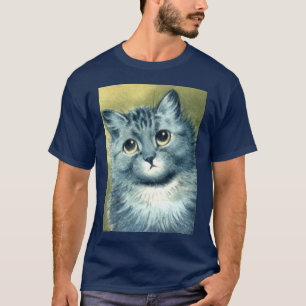 blaue Katze T-Shirt