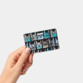 Blaue Katzen Ausweis (Handheld)