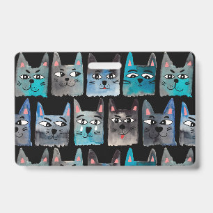 Blaue Katzen Ausweis