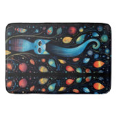 Blaue Katzen Badematte (Vorderseite)