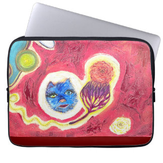 blaue Katzen Laptopschutzhülle