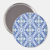 Blaue keltische Kreuze...... Magnet (Vorderseite/Rückseite)