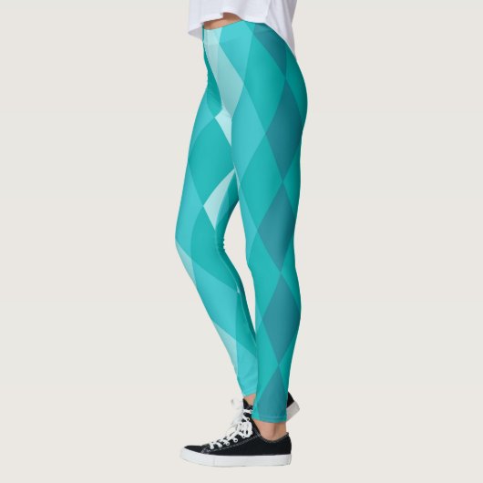 Blaue Keramik Leggings (Links)