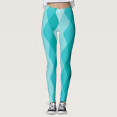 Blaue Keramik Leggings (Vorderseite)