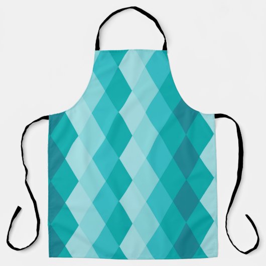 Blaue Keramik Schürze (Vorderseite)