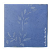 Blaue Keramik Tiles Fliese (Vorderseite)