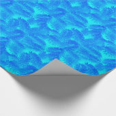 Blaue Kiefer Geschenkpapier (Ecke)