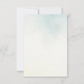 Blaue Kiefern für Ihren Nachrichtenurlaub Mitteilungskarte (Rückseite)