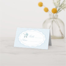 Blaue Kinderwagen-Baby-boy-Shower-Tischnummern