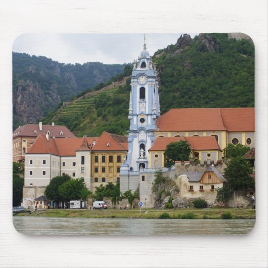 Blaue Kirche in Dürnstein Mousepad (Vorne)