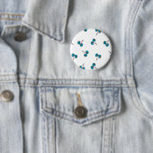 Blaue Kirsche Muster Button (Beispiel)