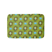 Blaue Kiwis 4 Kiki Badematte (Vorderseite)