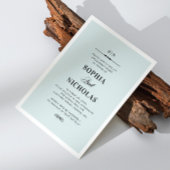 Blaue klassische Festveranstaltung Einladung