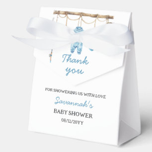 Blaue kleine Fischer-Baby-Party-Geschenkbox Geschenkschachtel
