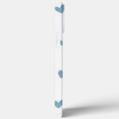 blaue kleine Herzen Case-Mate iPhone Hülle (Rückseite / Rechts)