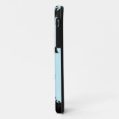 Blaue Kleinste Ballerina Maßanfertigung Case-Mate iPhone Hülle (Hinten/Links)
