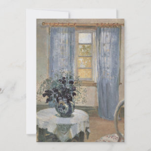 Blaue Klematis im Atelier des Künstlers, Anna Anch