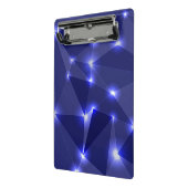 Blaue Klemmbrett mit einem geometrischen Muster le (Gewinkelt2)