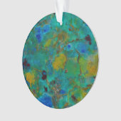 Blaue Klippe Chrysokoll Ornament (Vorderseite)