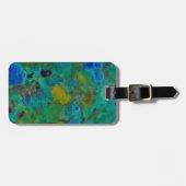 Blaue Klippe Gepäckanhänger (Vorderseite horizontal)