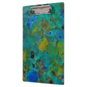 Blaue Klippe Klemmbrett (Links)