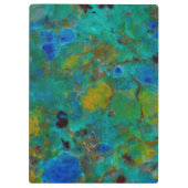 Blaue Klippe Klemmbrett (Rückseite)