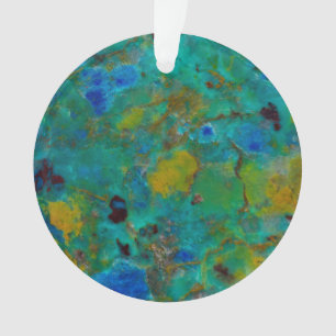 Blaue Klippe Ornament