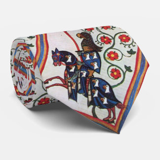 BLAUE KNIGHT AUF DER HORSEBACK Mittelalterliche Mi Krawatte