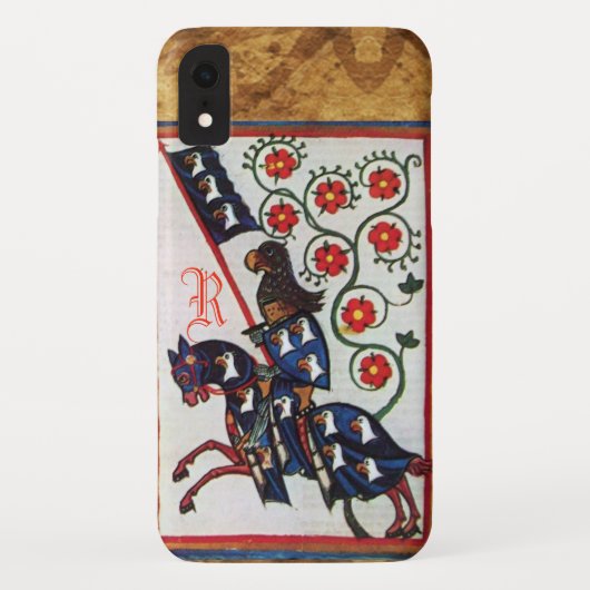 BLAUE KNIGHT MEDIEVENT PARCHOGRAM Case-Mate iPhone HÜLLE (Rückseite)