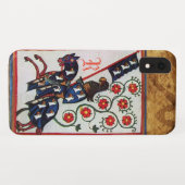 BLAUE KNIGHT MEDIEVENT PARCHOGRAM Case-Mate iPhone HÜLLE (Rückseite (Horizontal))