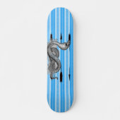 Blaue Kobra Skateboard (Vorne)