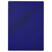 Blaue Kohlenstoff-Faser Klemmbrett (Rückseite)