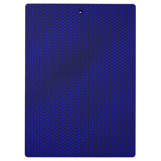 Blaue Kohlenstoff-Faser Klemmbrett (Rückseite)