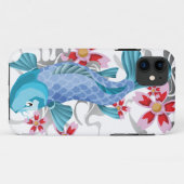 Blaue Koi Fische Case-Mate iPhone Hülle (Rückseite (Horizontal))