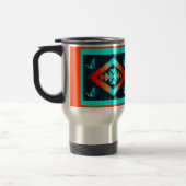 Blaue Kojote-Reise-Tasse Reisebecher (Links)