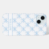 Blaue Kokette Wasserfarbenbögen Case-Mate iPhone Hülle (Rückseite (Horizontal))