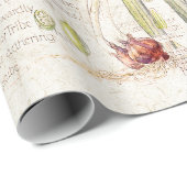 Blaue Kolibri-Narzissen-Narzissen-Blumen Geschenkpapier (Rolleneckpunkt)