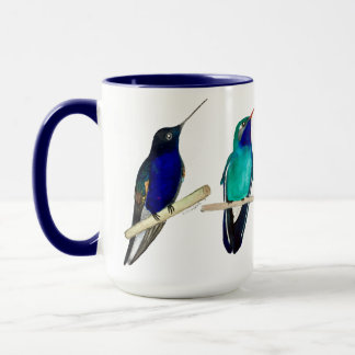 Blaue Kolibris-Tasse Tasse