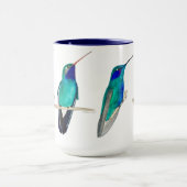 Blaue Kolibris-Tasse Tasse (Zentrum)