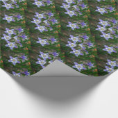 Blaue Kolonne Geschenkpapier (Ecke)