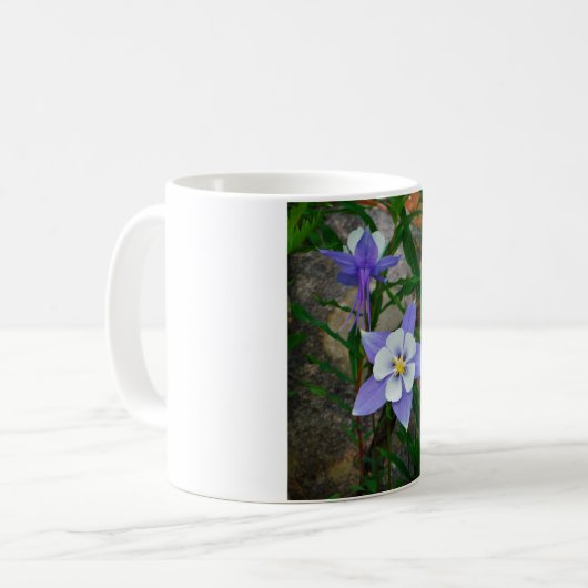 Blaue Kolonne Kaffeetasse (Vorderseite Links)