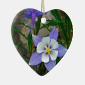 Blaue Kolonne Keramikornament (Rechts)