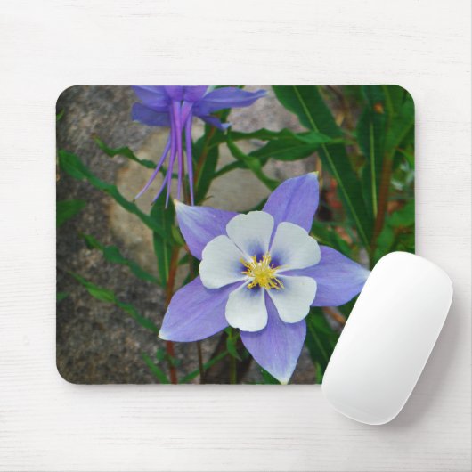 Blaue Kolonne Mousepad (Mit Mouse)