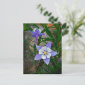 Blaue Kolonne Postkarte (Stehend Vorderseite)