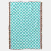 Blaue Kombination klassischer Checkerboard Decke (Vorderseite Vertikal)