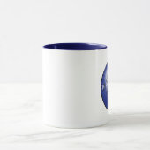 Blaue Kompass-Rosen-Kaffee-Tasse Tasse (Zentrum)